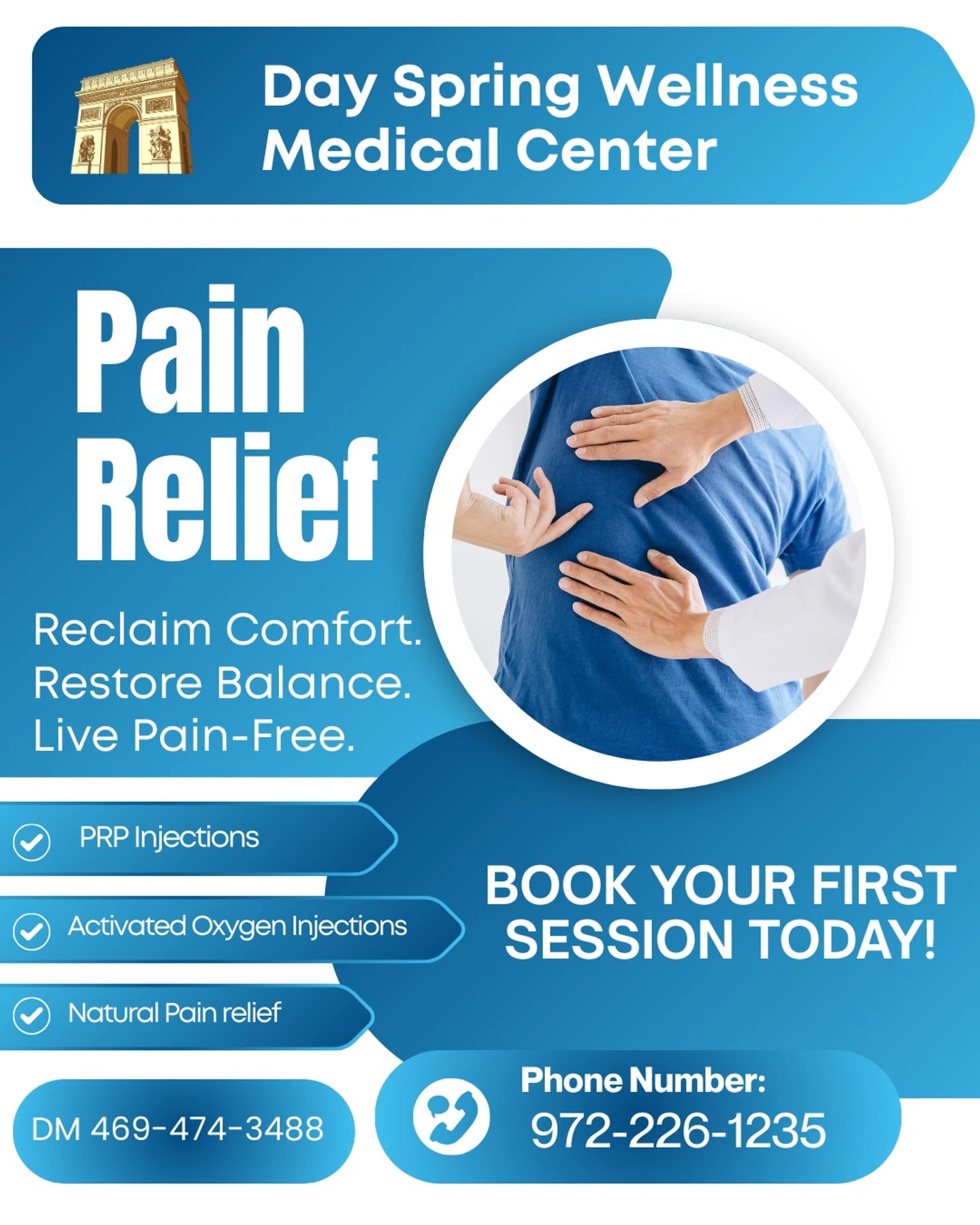 Day Spring Wellness Center Facebook ad: Dallas friends! Looking to move with ease and…