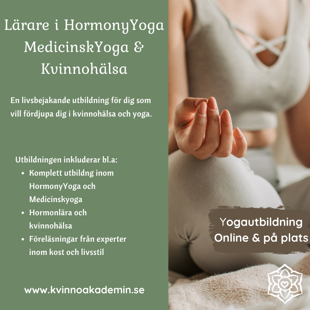 Ellen Engvall - Kvinnoakademin - HormonyYoga Facebook ad