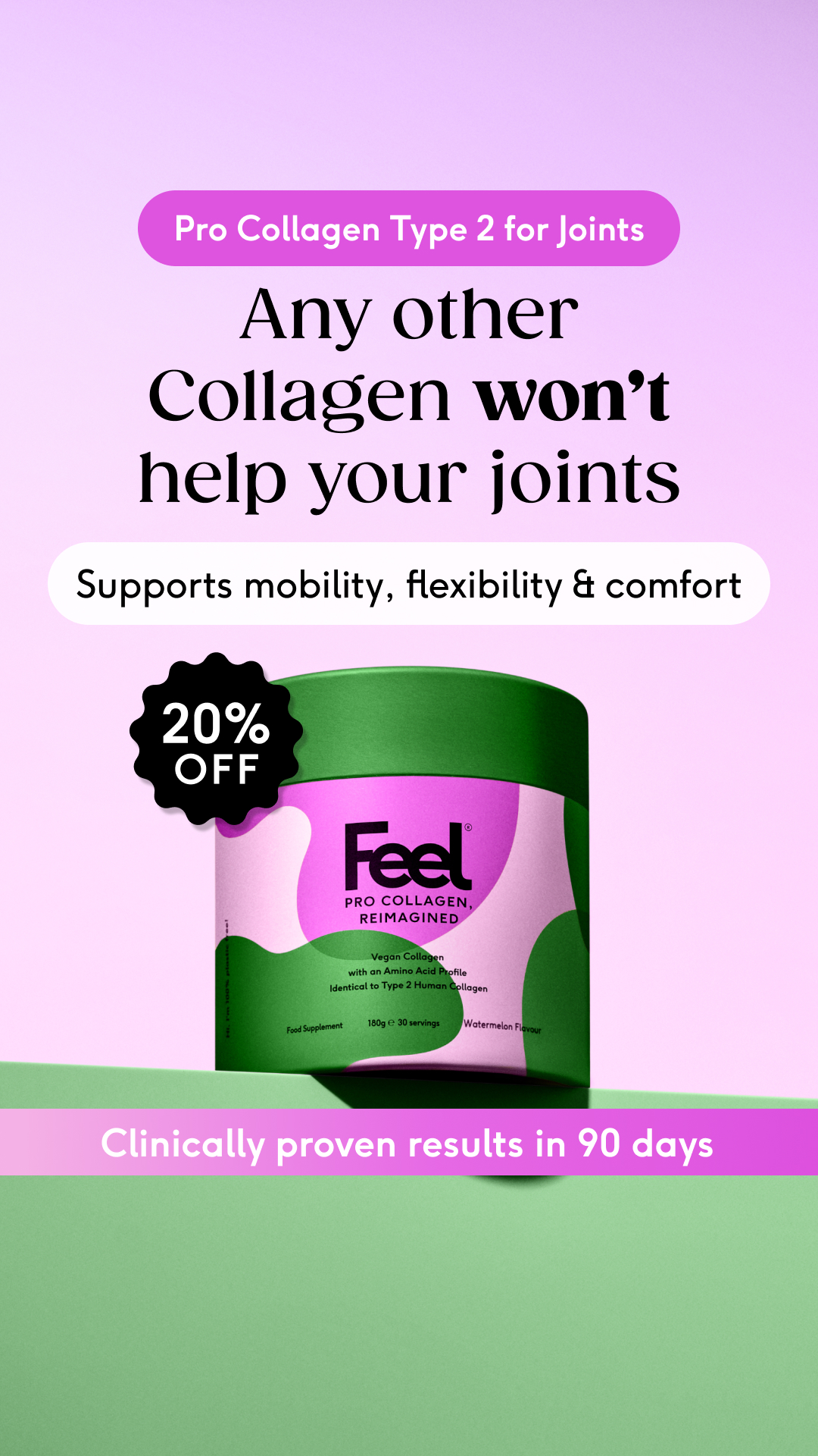 Feel Facebook ad