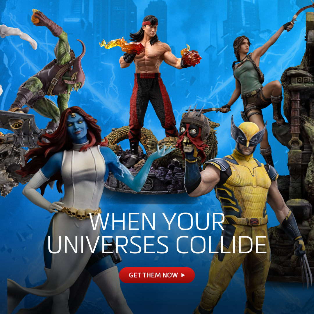 Iron Studios Facebook ad: Collect Legends