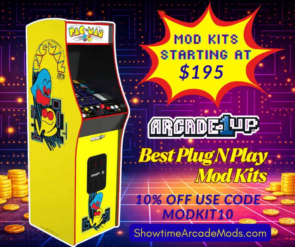 Showtime Arcade Mods Facebook ad from Mar 19, 2026