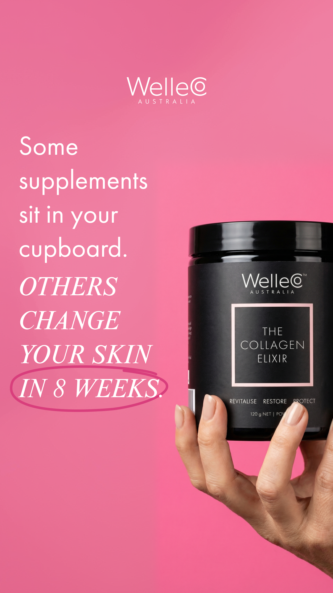 WelleCo Facebook ad