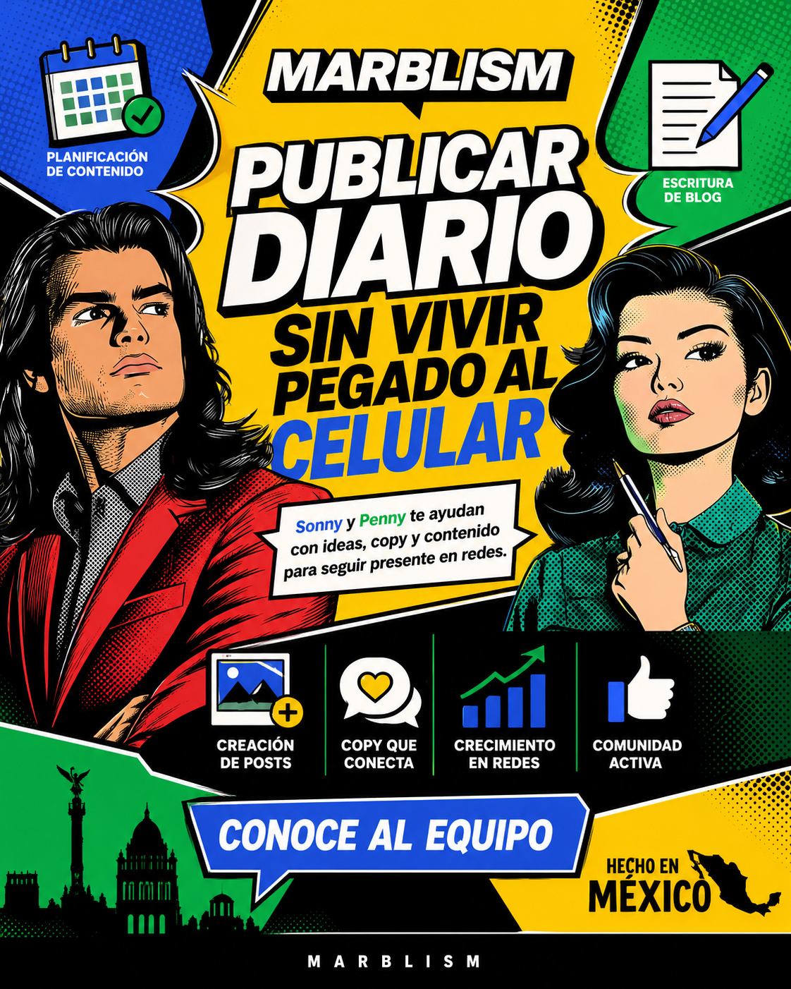 Marblism Facebook ad