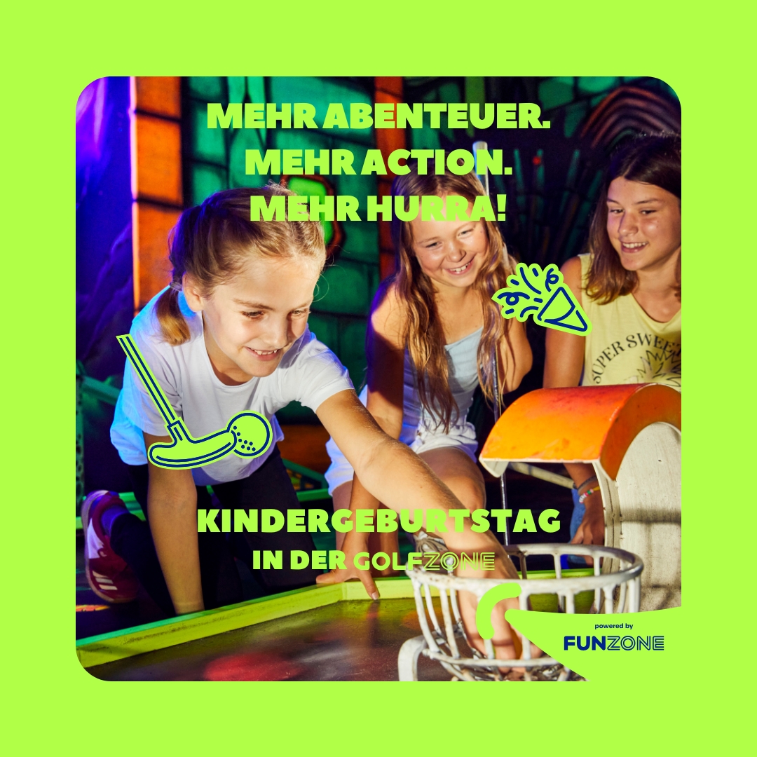 GlowZONE Schwarzlicht Minigolf Facebook ad from Jan 29, 2026