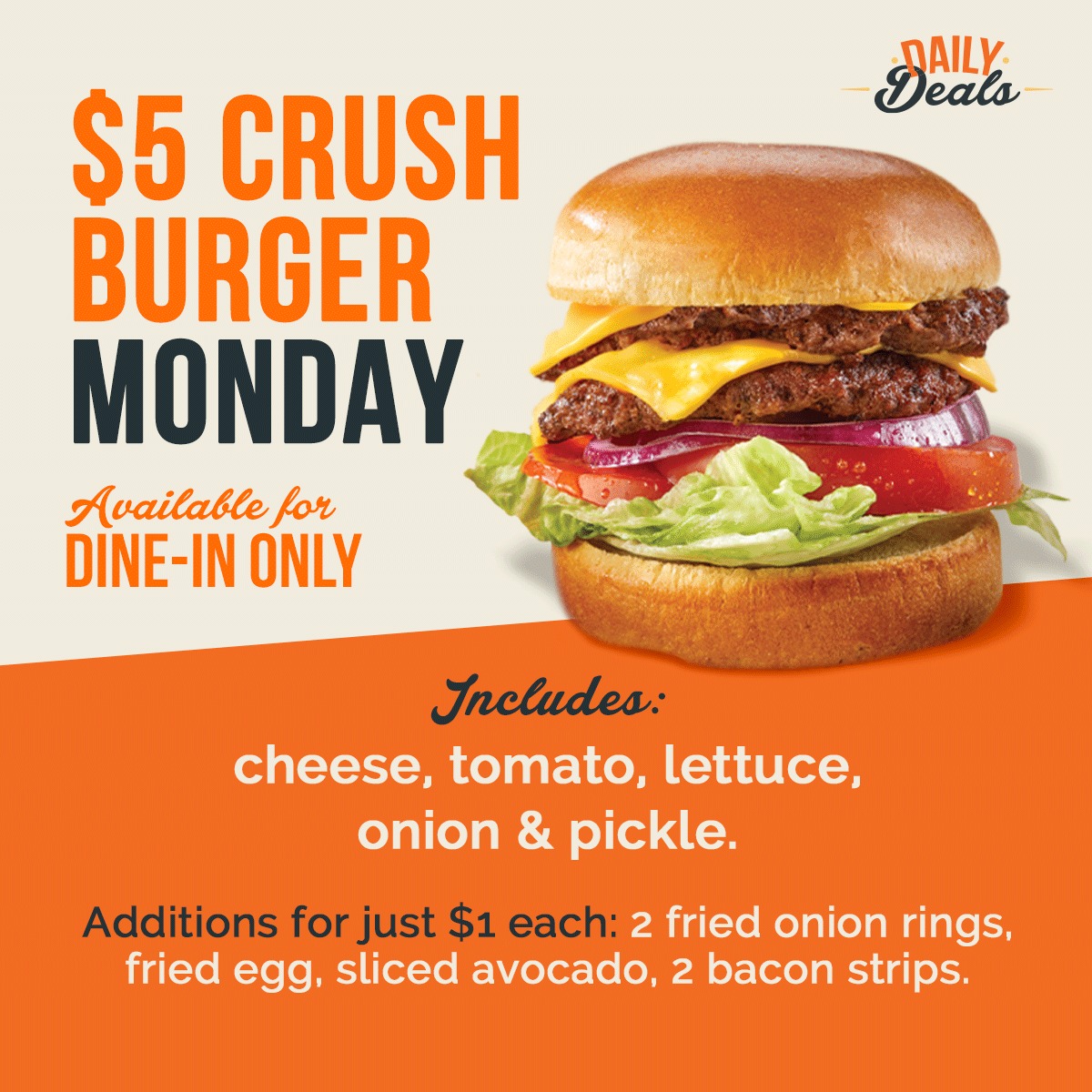 Village Inn Restaurants Facebook ad: Weekdays just got a whole lot better.