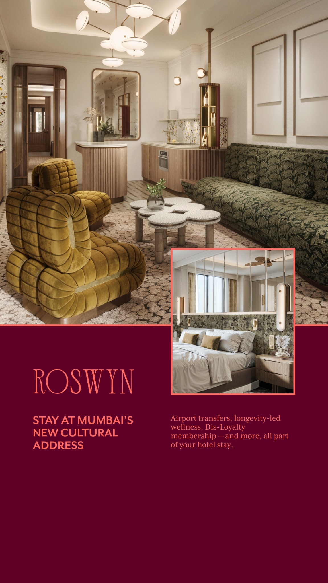 Roswyn, a Morgans Originals hotel Facebook ad from Mar 17, 2026