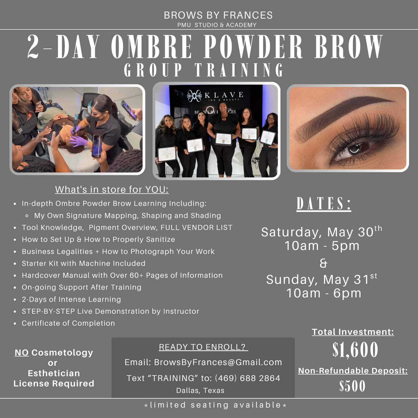 BROWS By Frances Facebook ad
