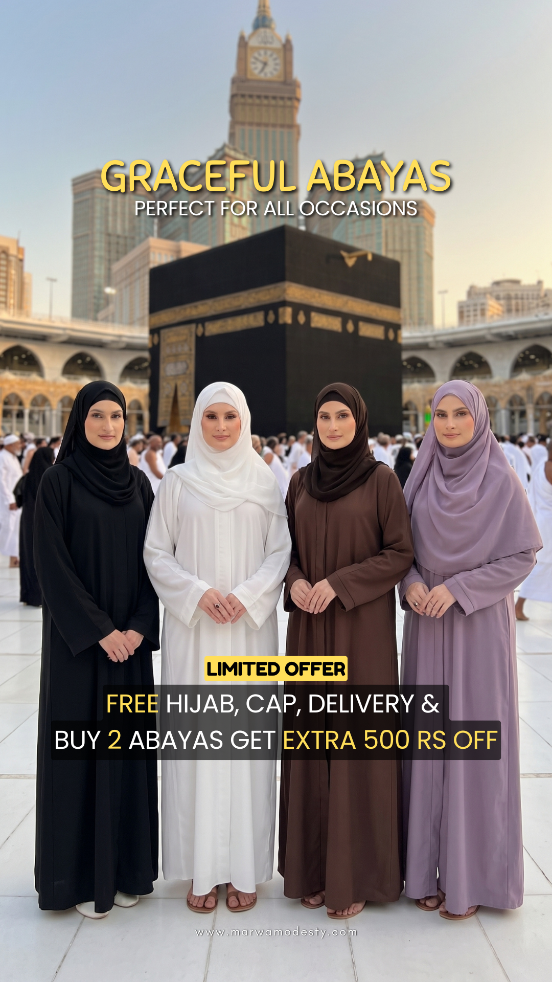 Marwa Modesty Facebook ad: Limited Time Sale