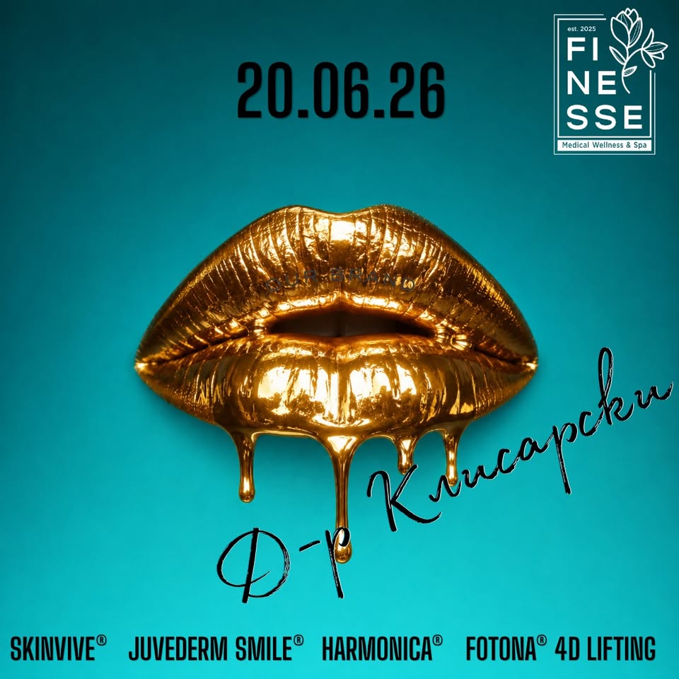 Finesse Medical and spa Facebook ad: На 20.06.26г. Д-р Станко Клисарски отново ще бъде…