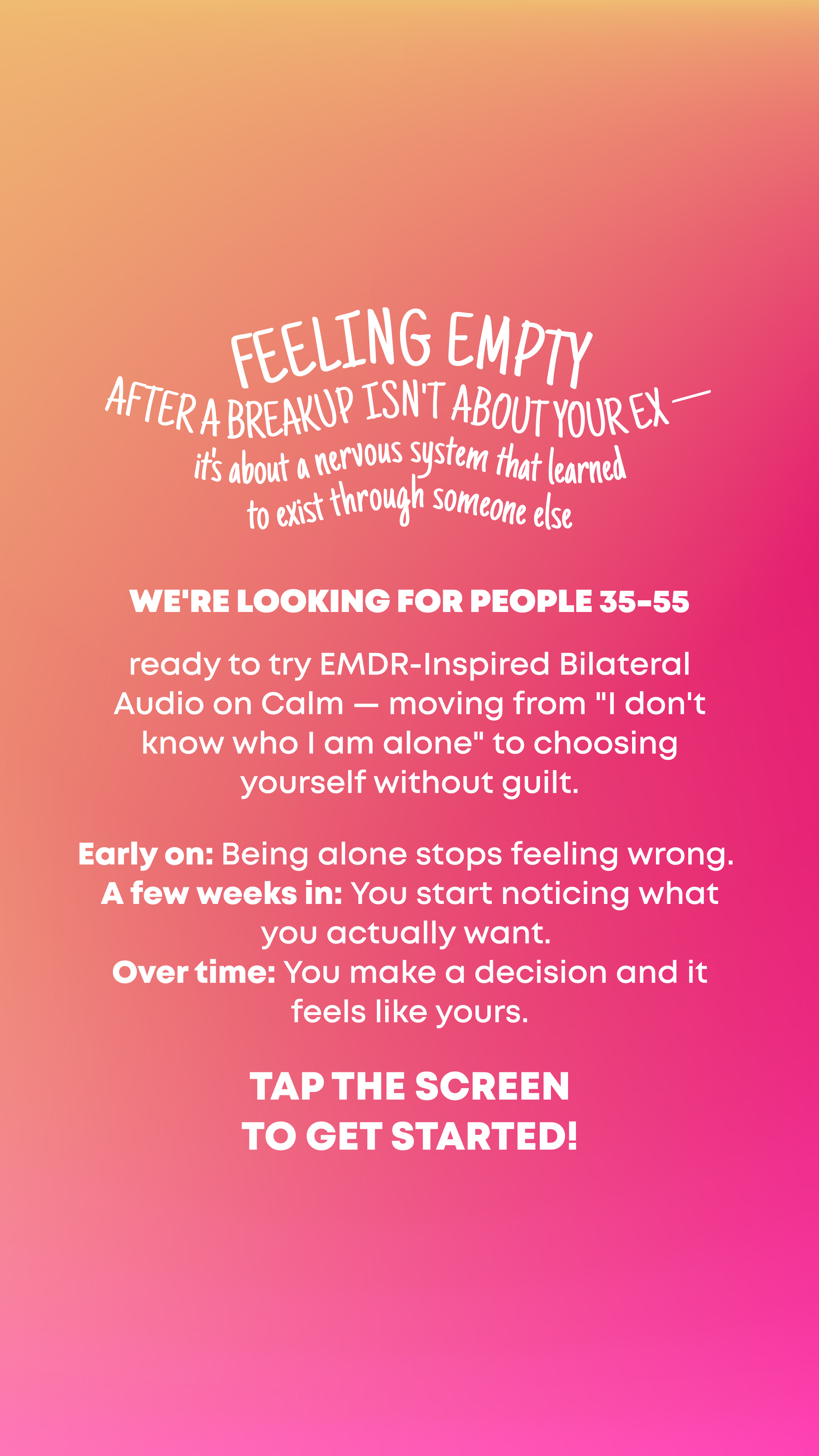 Calm Facebook ad
