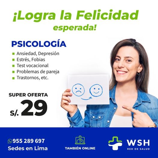 WSH Facebook ad: Reserva tu cita