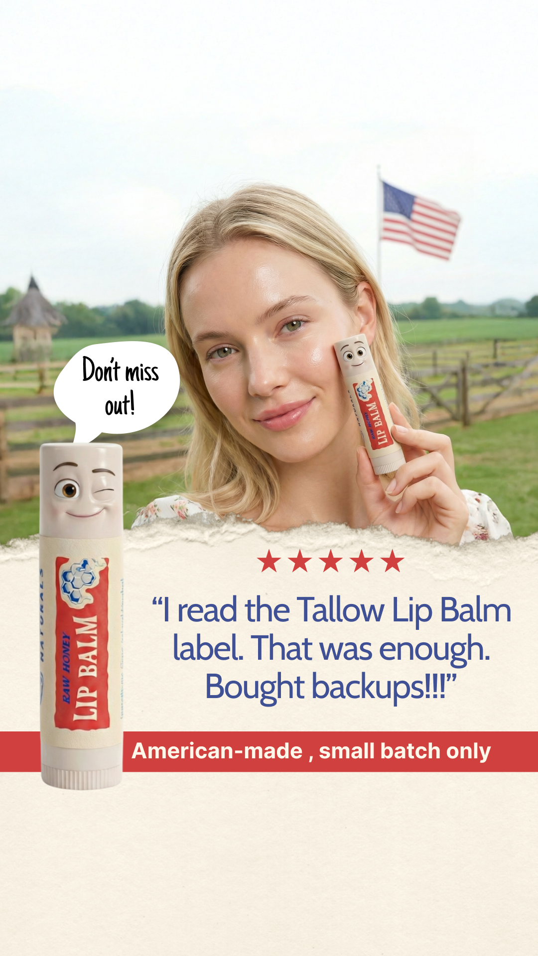 Papabear Naturals Facebook ad
