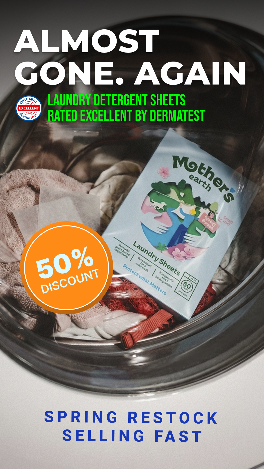 Mothers Earth Facebook ad