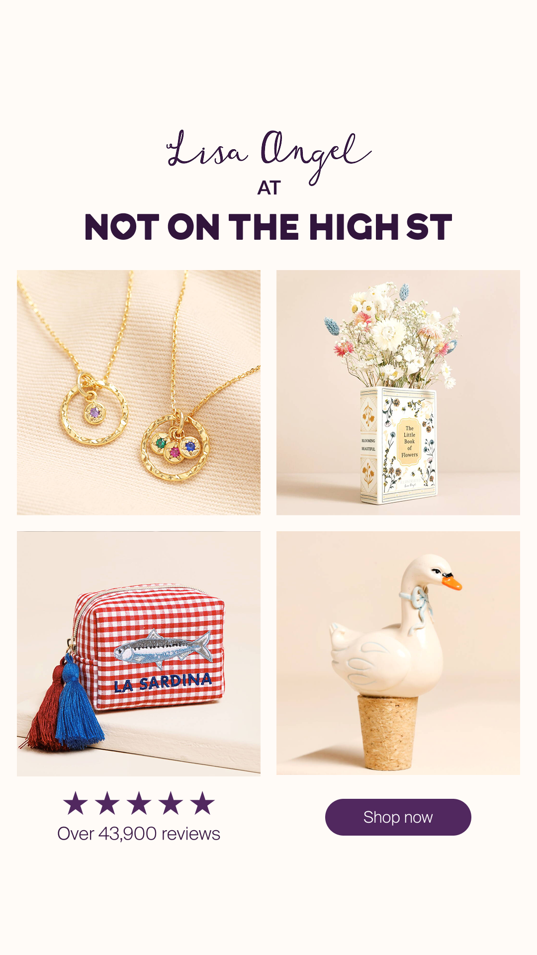 notonthehighstreet Facebook ad