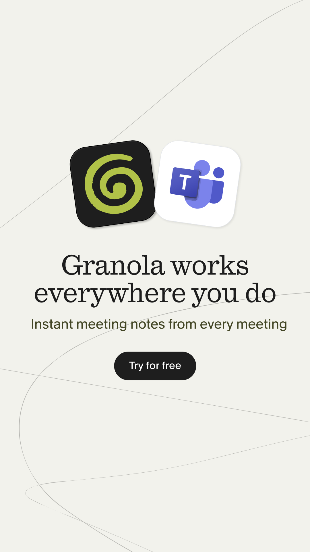 Granola ai Facebook ad