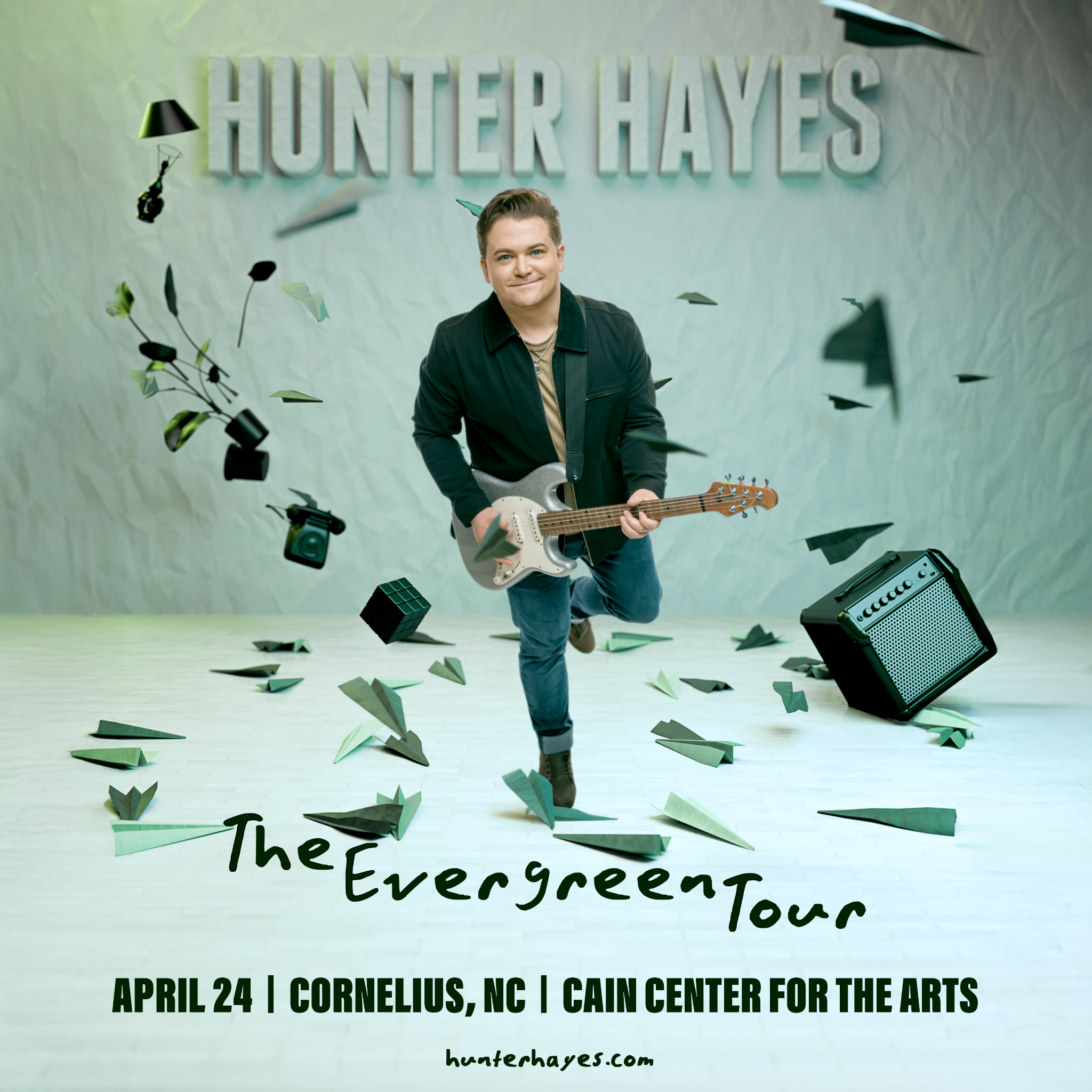Cain Center for the Arts Facebook ad: Hunter Hayes | Cain Center