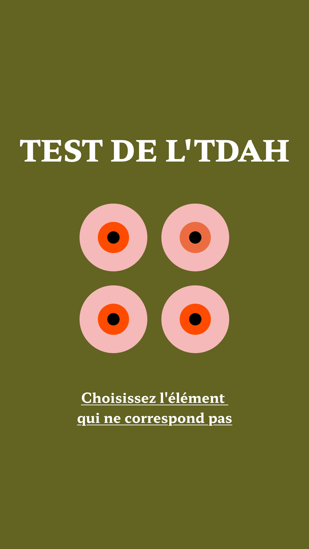 International IQ test Facebook ad