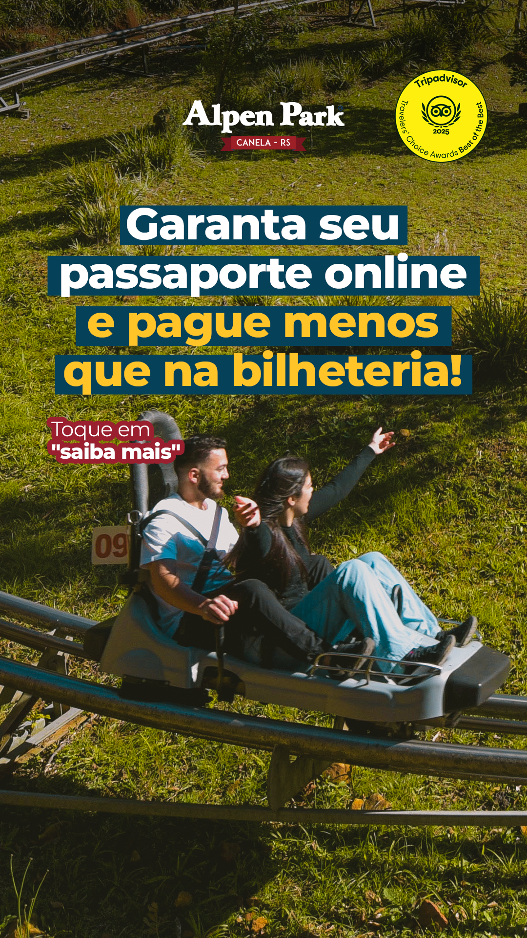 Alpen Park Facebook ad from Aug 28, 2025