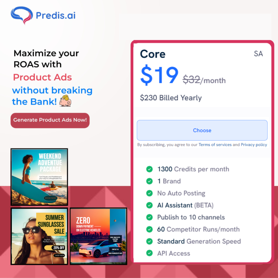Predis.ai Facebook ad
