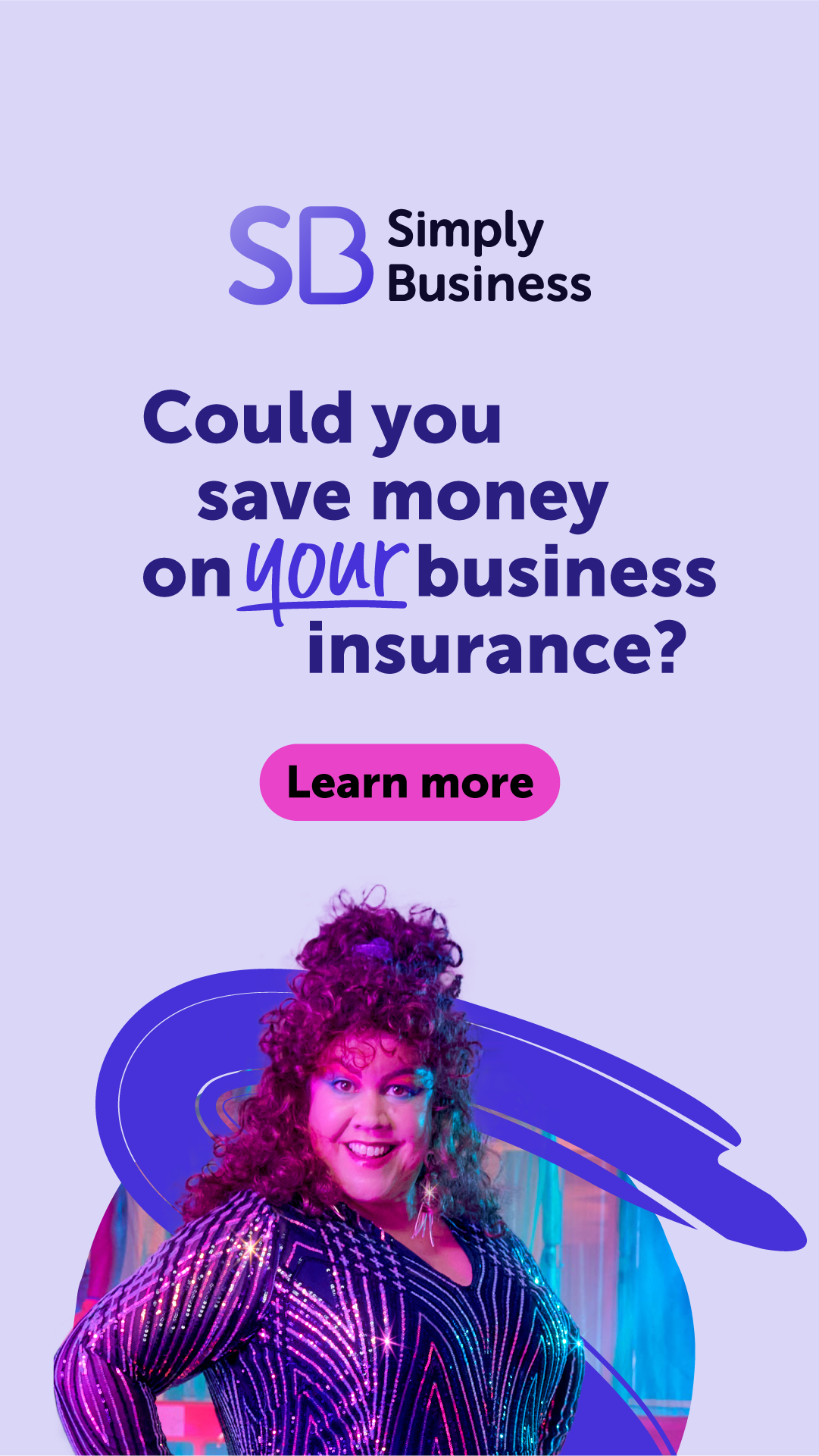 Simply Business Facebook ad