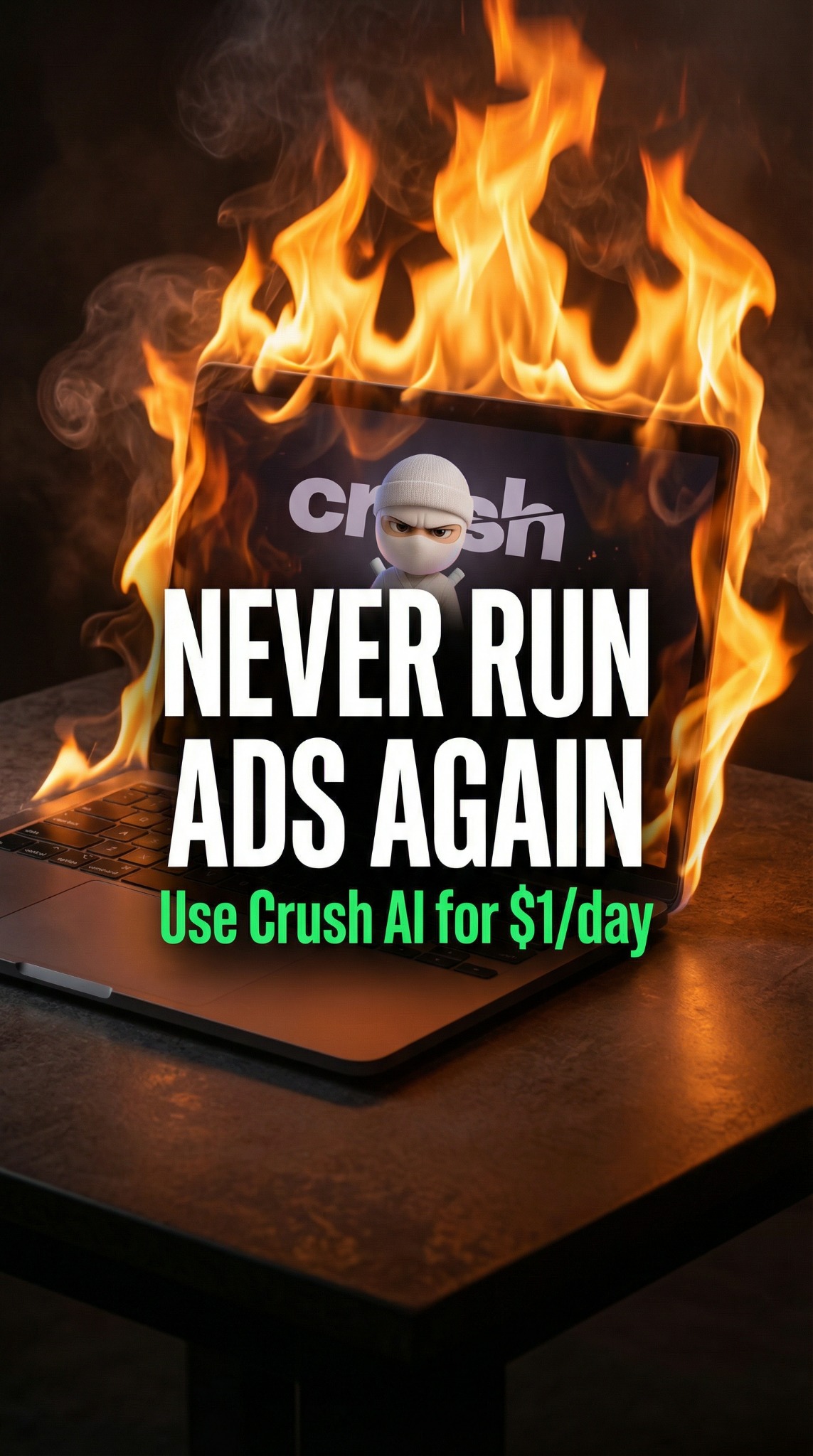 trycrush.ai Facebook ad