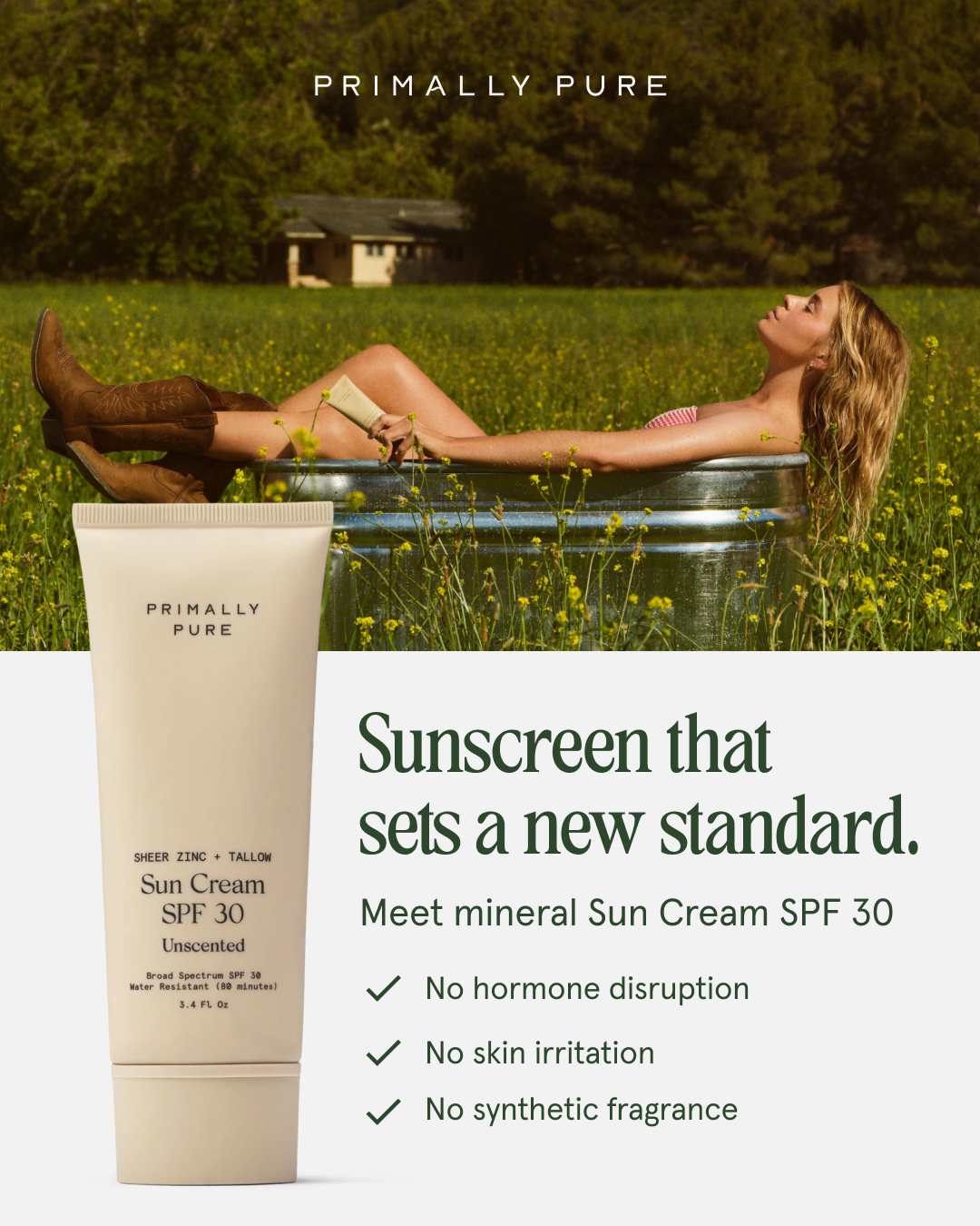 Primally Pure Skincare Facebook ad