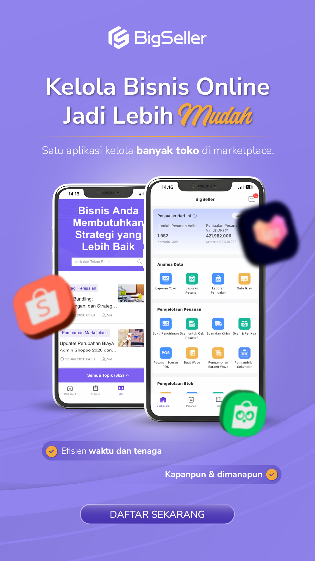 BigSeller Indonesia Facebook ad from Jun 8, 2026