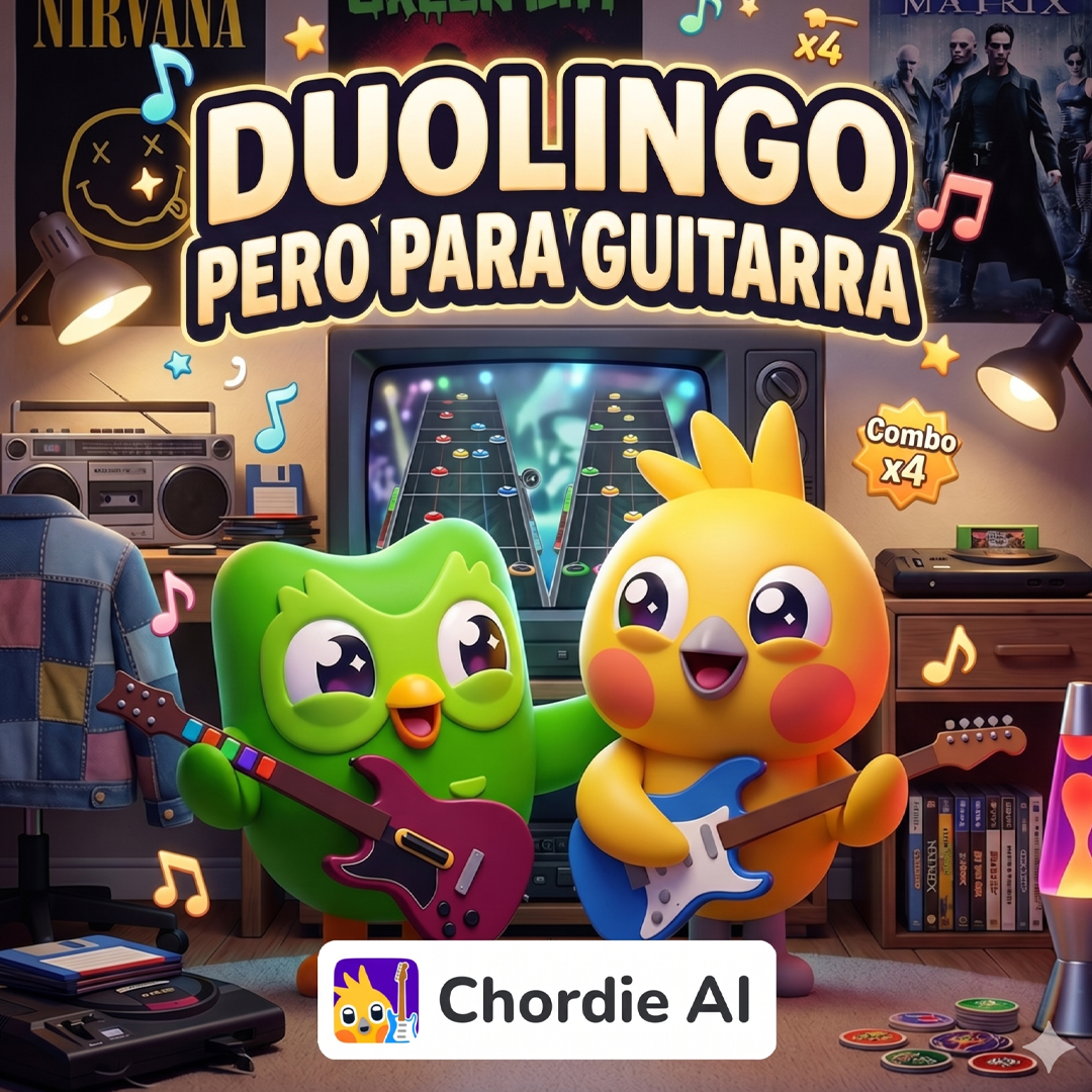 Chordie - Learn Guitar Facebook ad: Tu playlist. Tocable.
