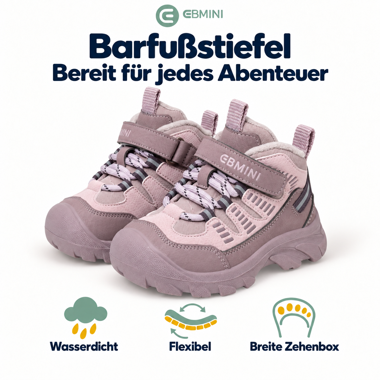 Ebmini - Kinder Barfußschuhe Facebook ad