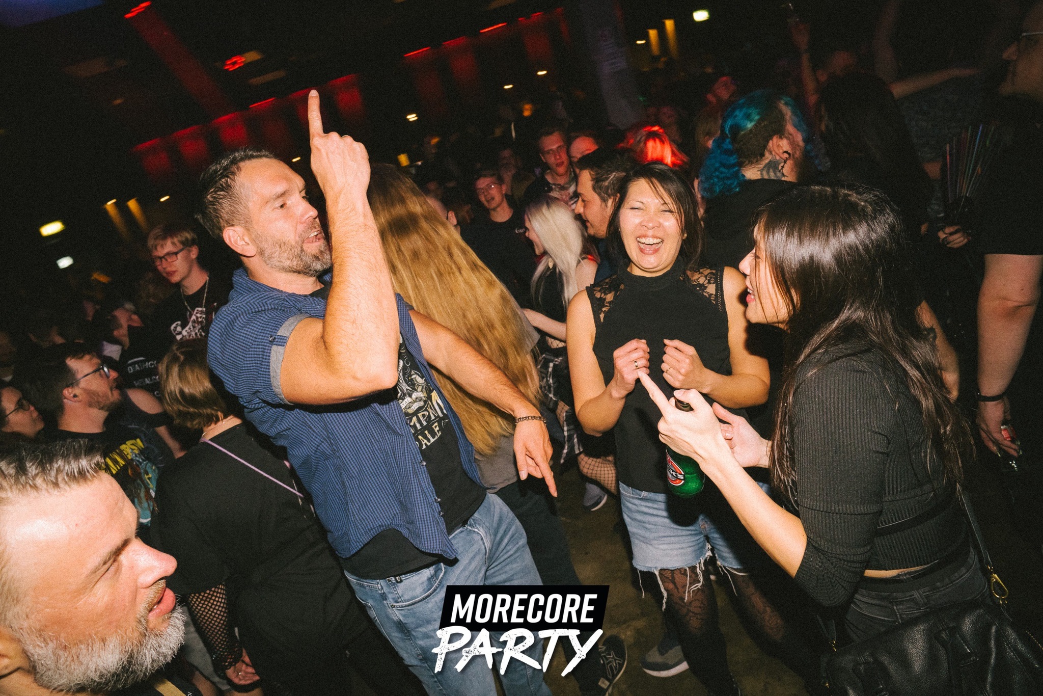 MoreCore.de Facebook ad: MoreCore Party Bielefeld - auf 3 Floors
