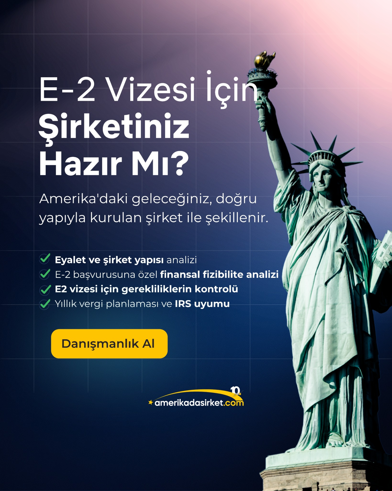 Amerikadasirket.com Facebook ad from May 14, 2026