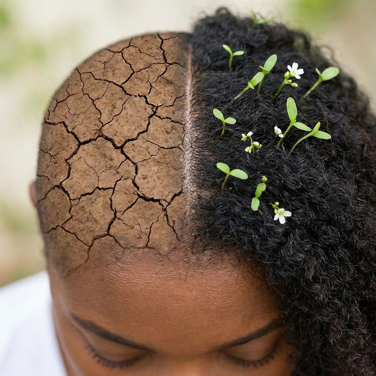 Dr. Nia Carter Facebook ad: Reverse Black Alopecia