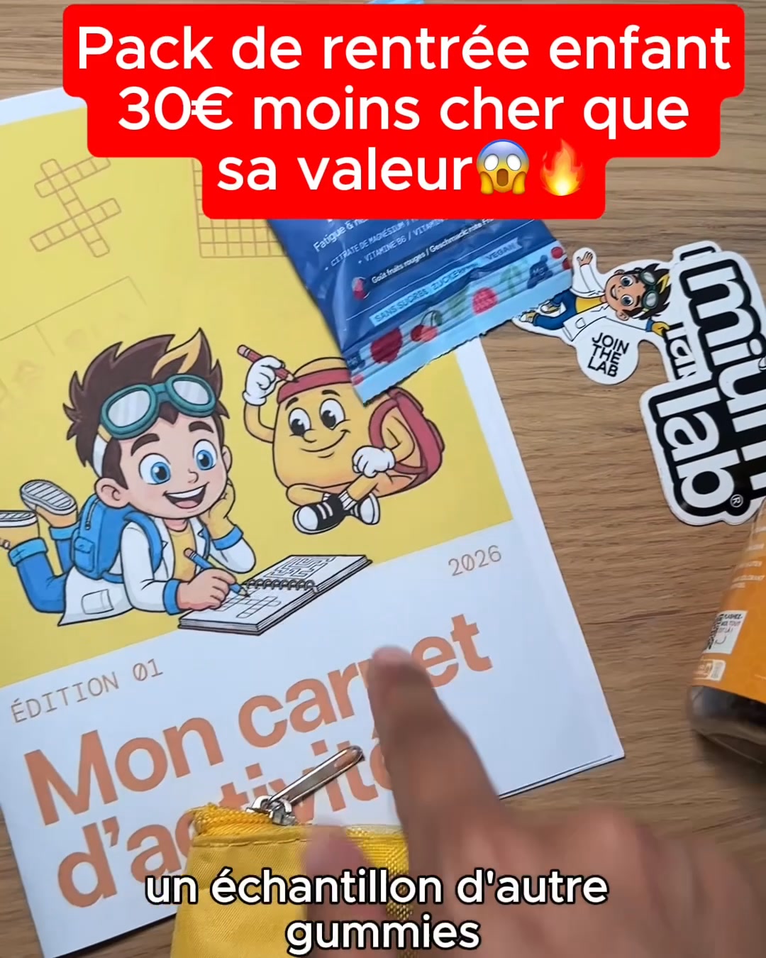Mium Lab Facebook ad: 3 Cadeaux Offerts
