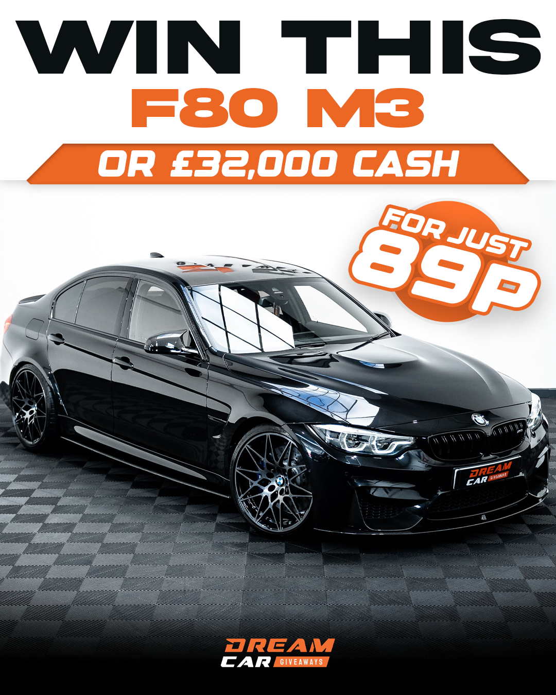 Dream Car Giveaways Facebook ad
