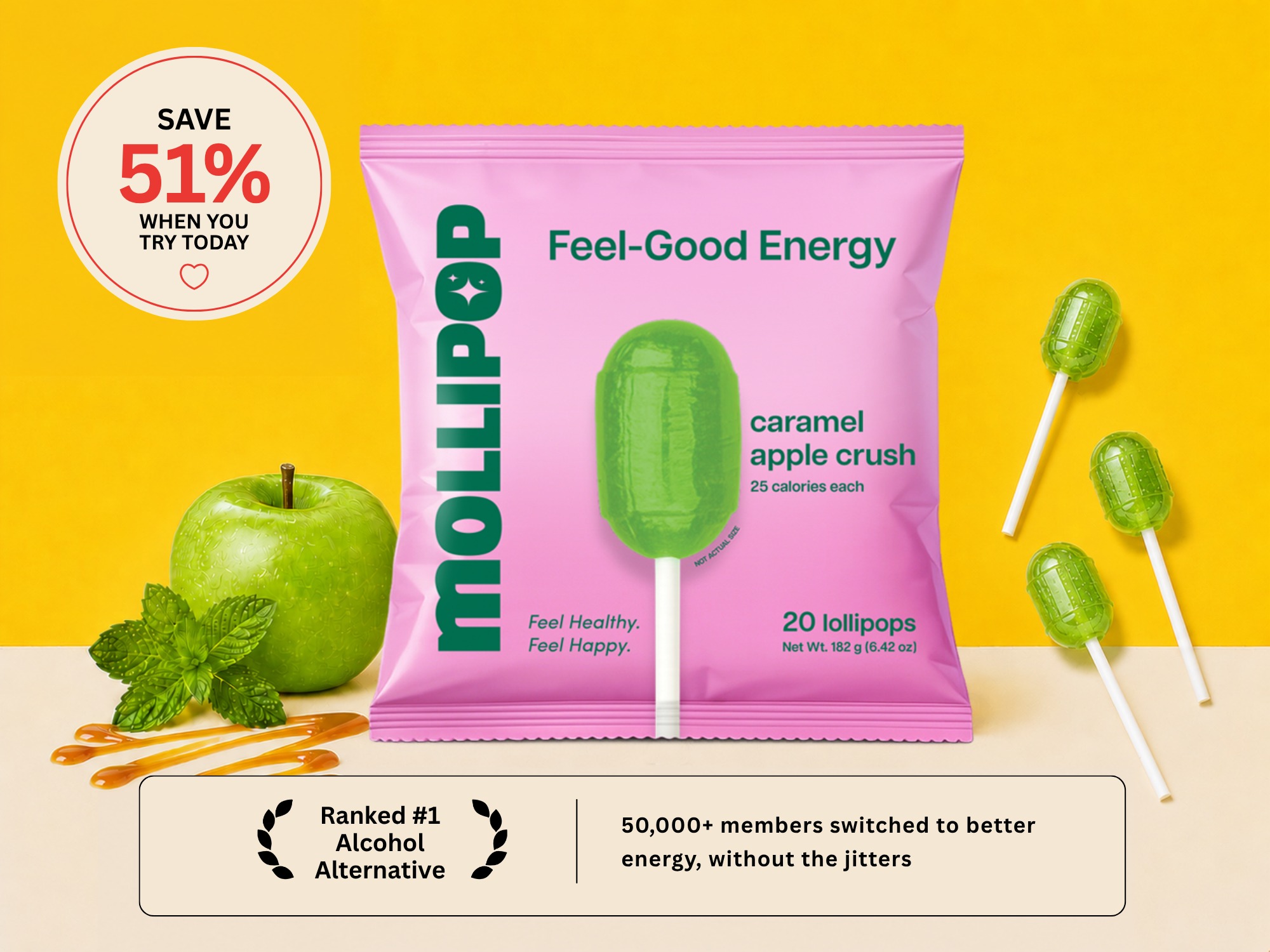 Mollipop Facebook ad: BACK IN STOCK.