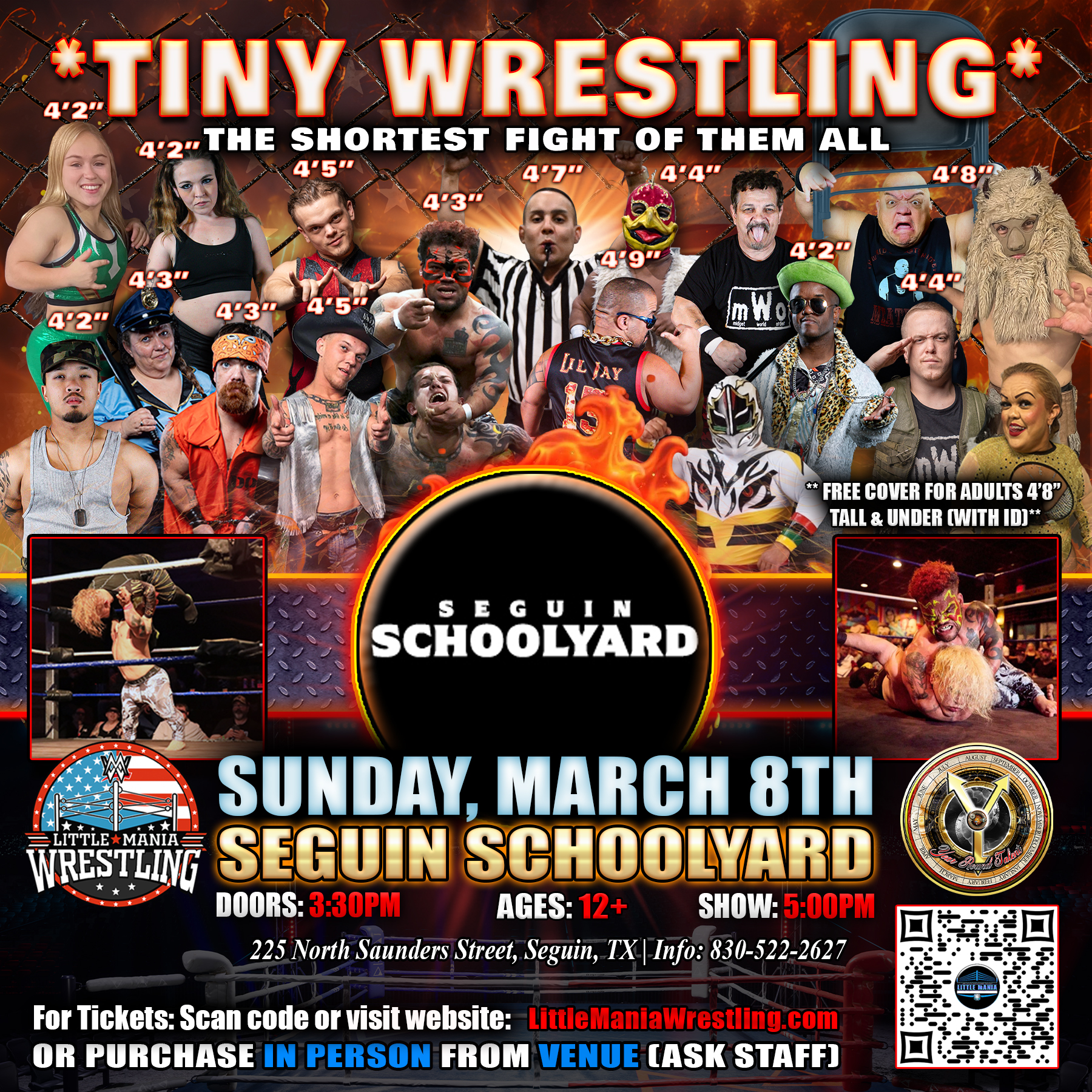 Little Mania Wrestling Facebook ad
