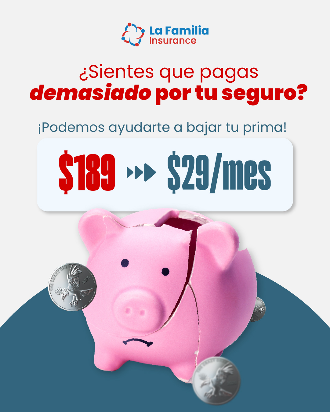 La Familia Insurance Facebook ad