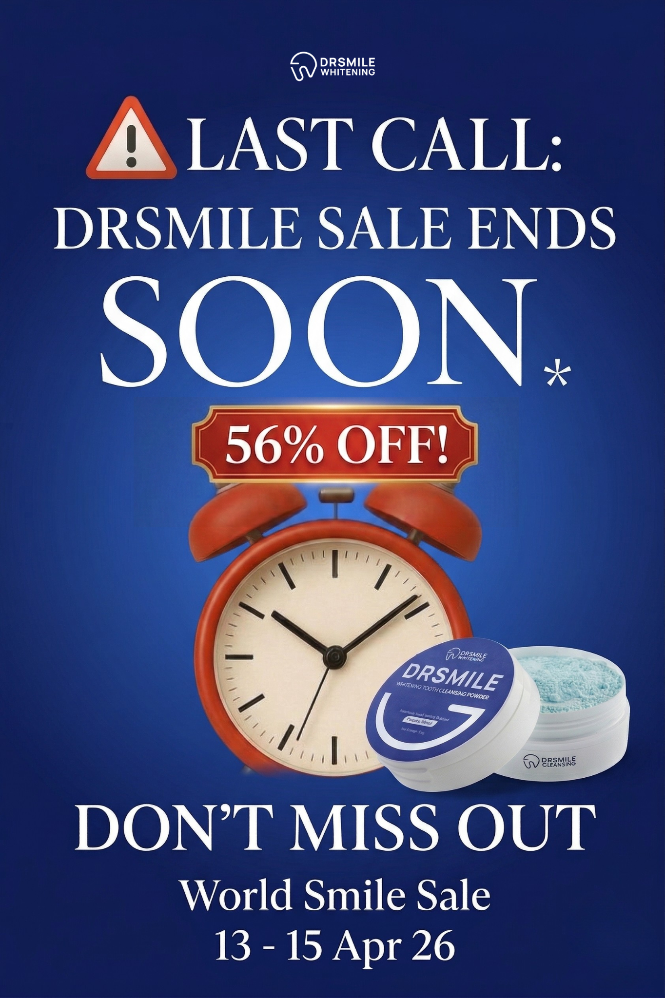 Dr Smile Whitening Solution Facebook ad