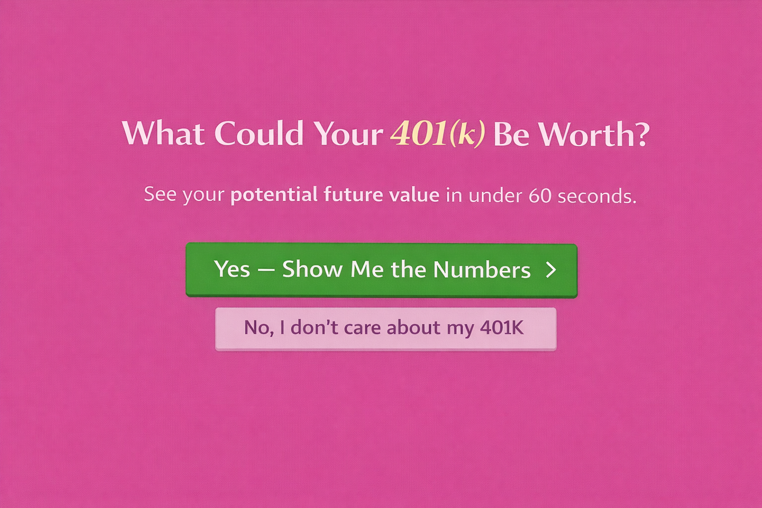Retirement Review Facebook ad: See What It Could Be Worth