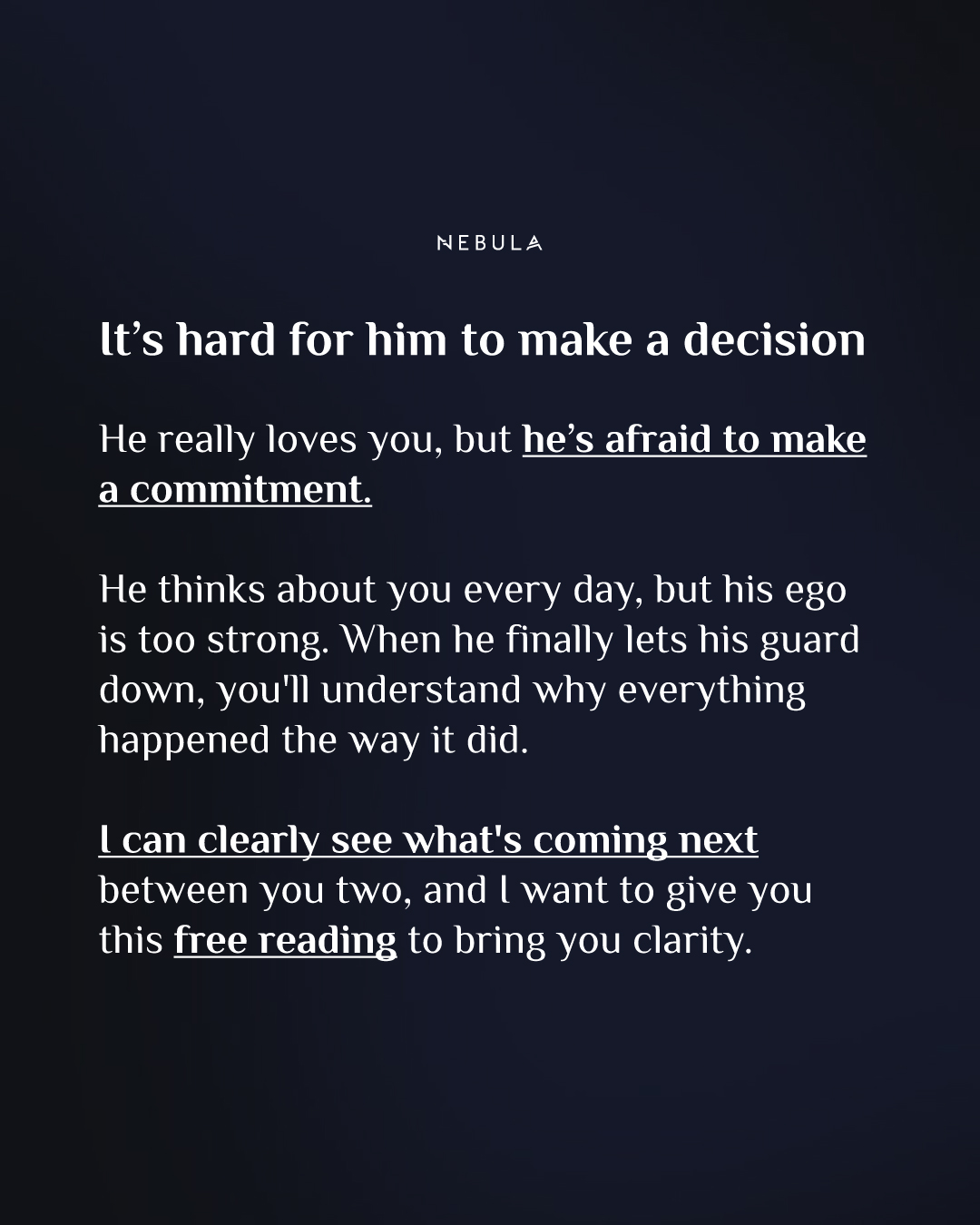 Your Relationship Advisor Facebook ad