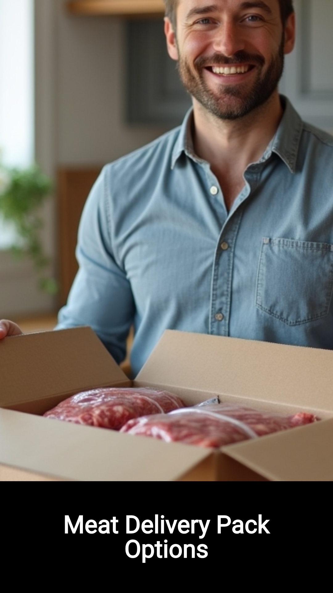 QuickSearches Portals Facebook ad: Find Out What’s Inside Meat Delivery Packs.