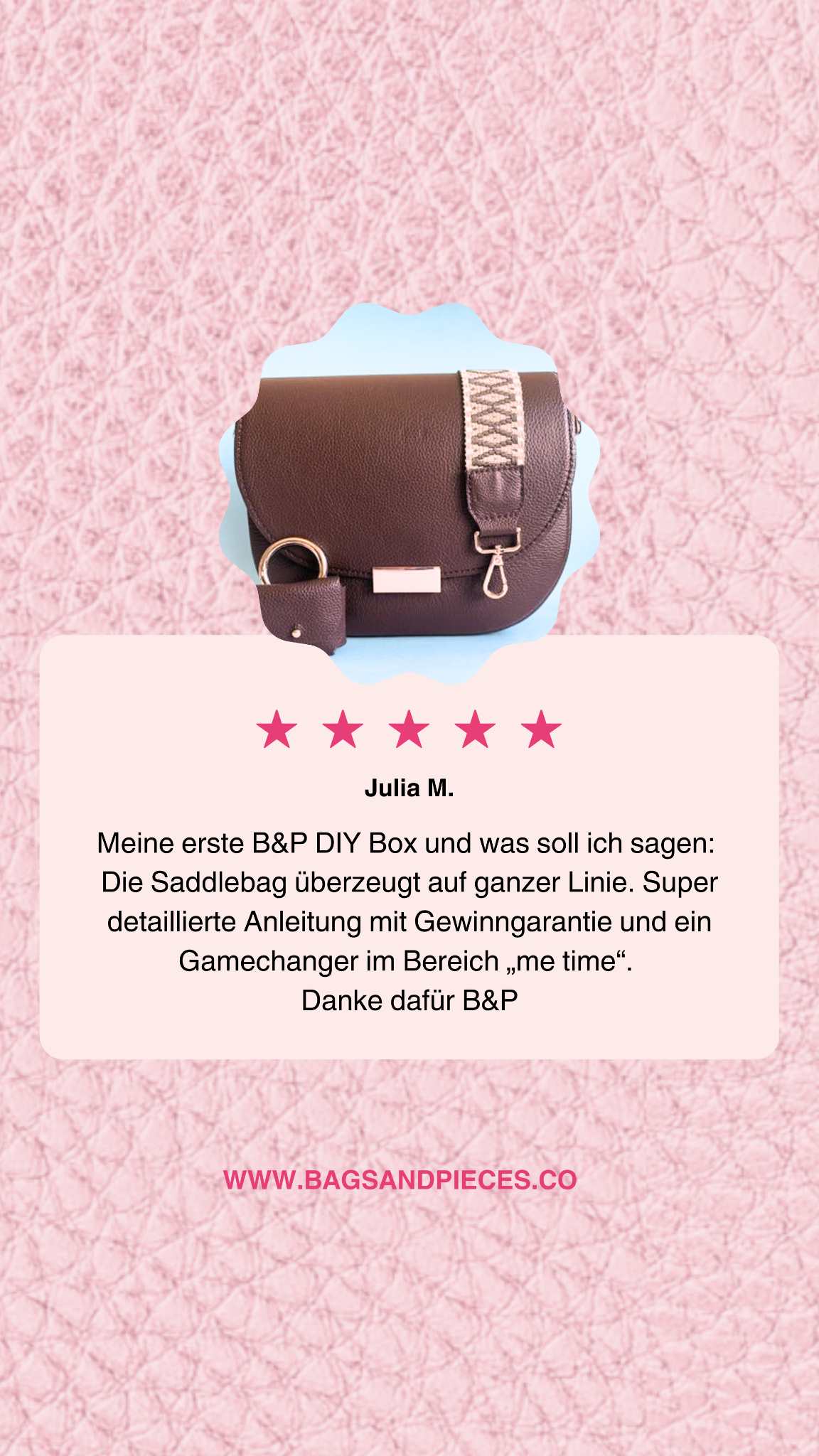 BAGS & PIECES - made by you Facebook ad: Entdecke unsere DIY-Handtaschen Sets!