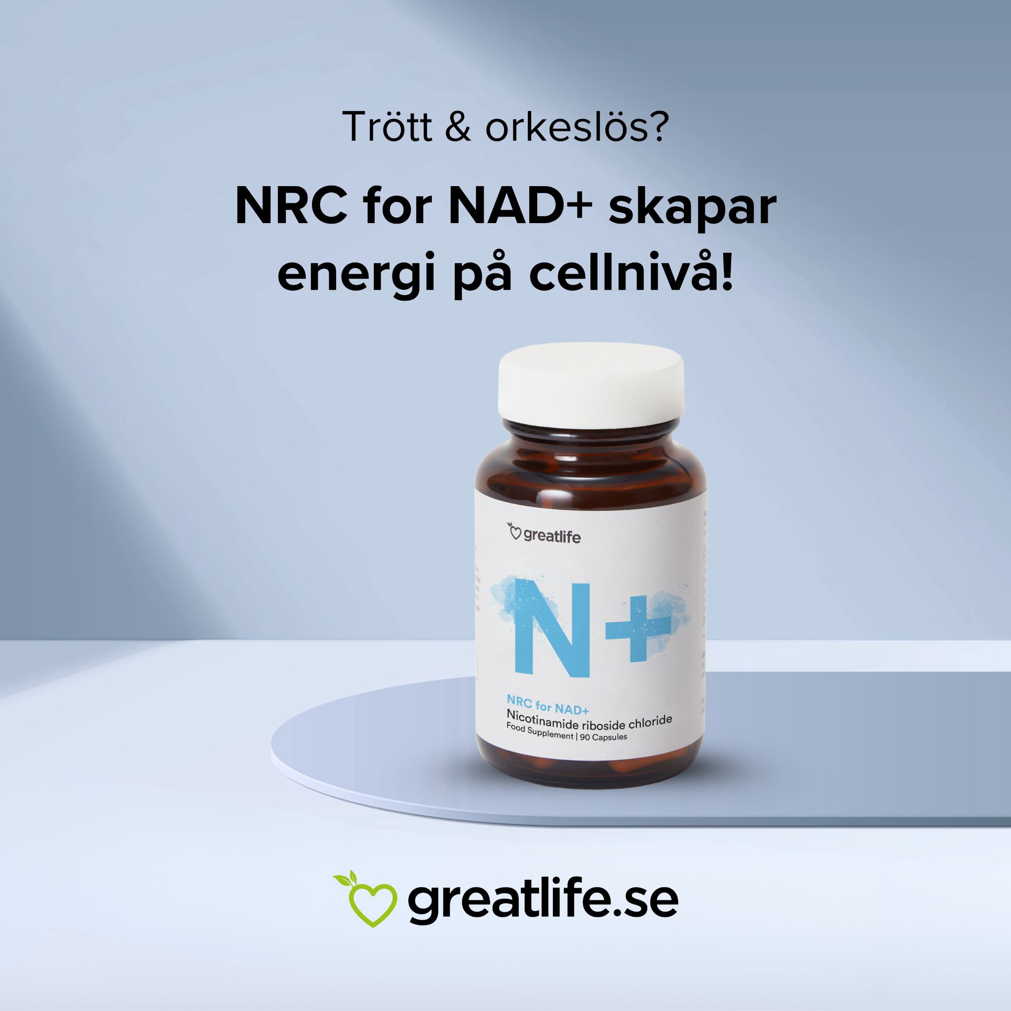 Greatlife.se Facebook ad: Kosttillskott i toppklass