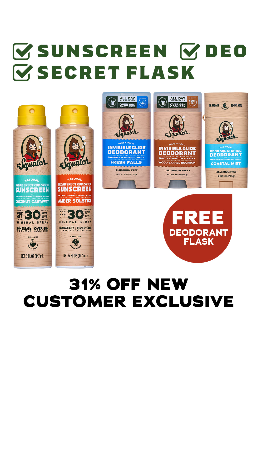 Dr. Squatch Facebook ad