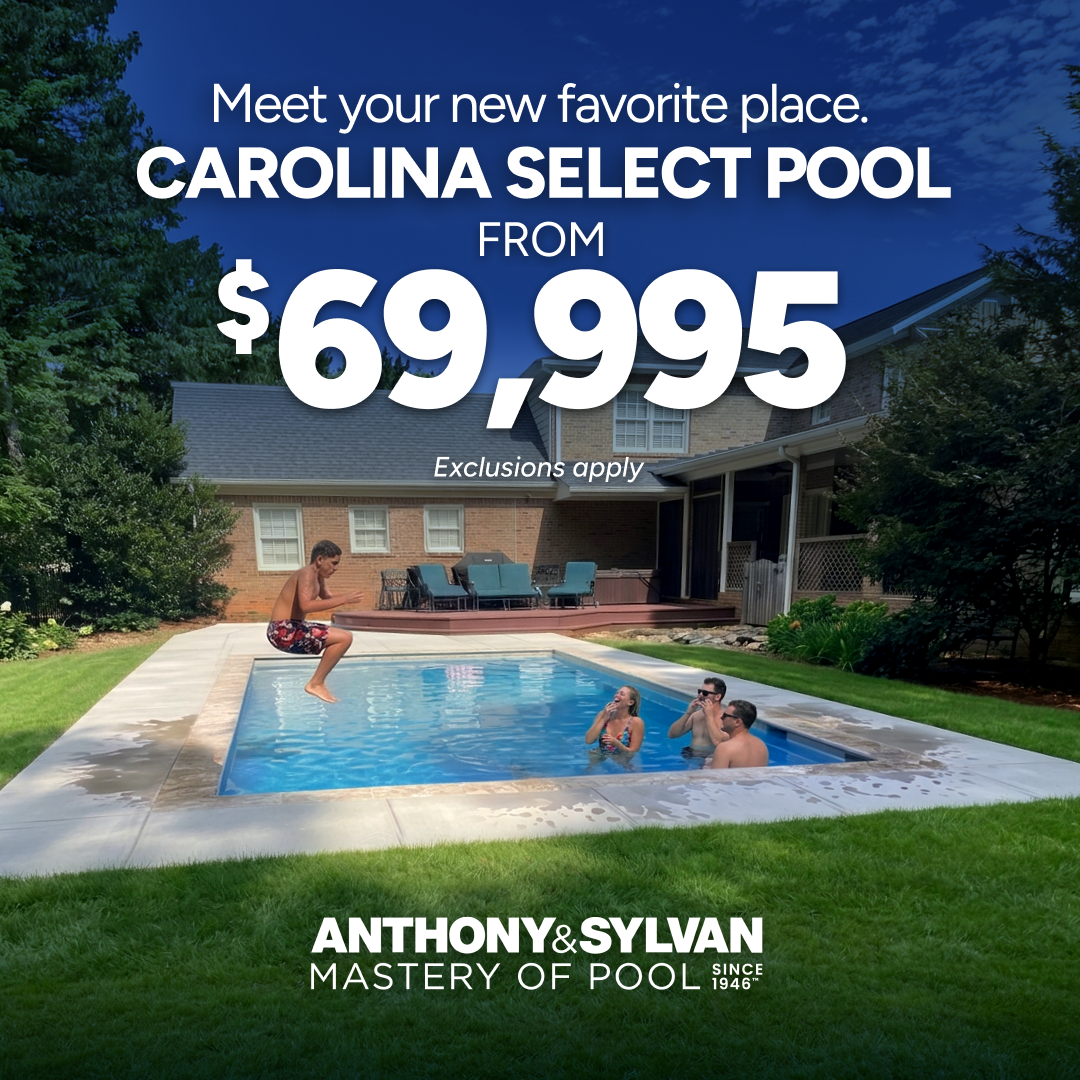 Anthony & Sylvan Pools Facebook ad: Your Backyard’s About to Get an Upgrade