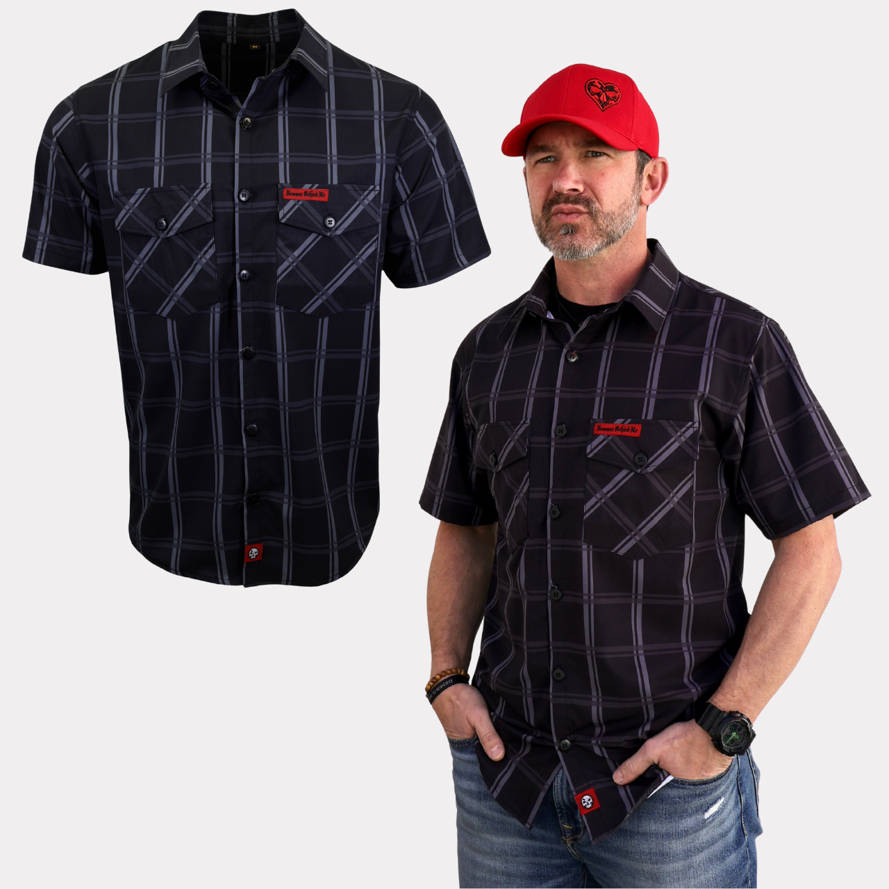 Demons Behind Me Inspirational Clothing & Apparel Facebook ad