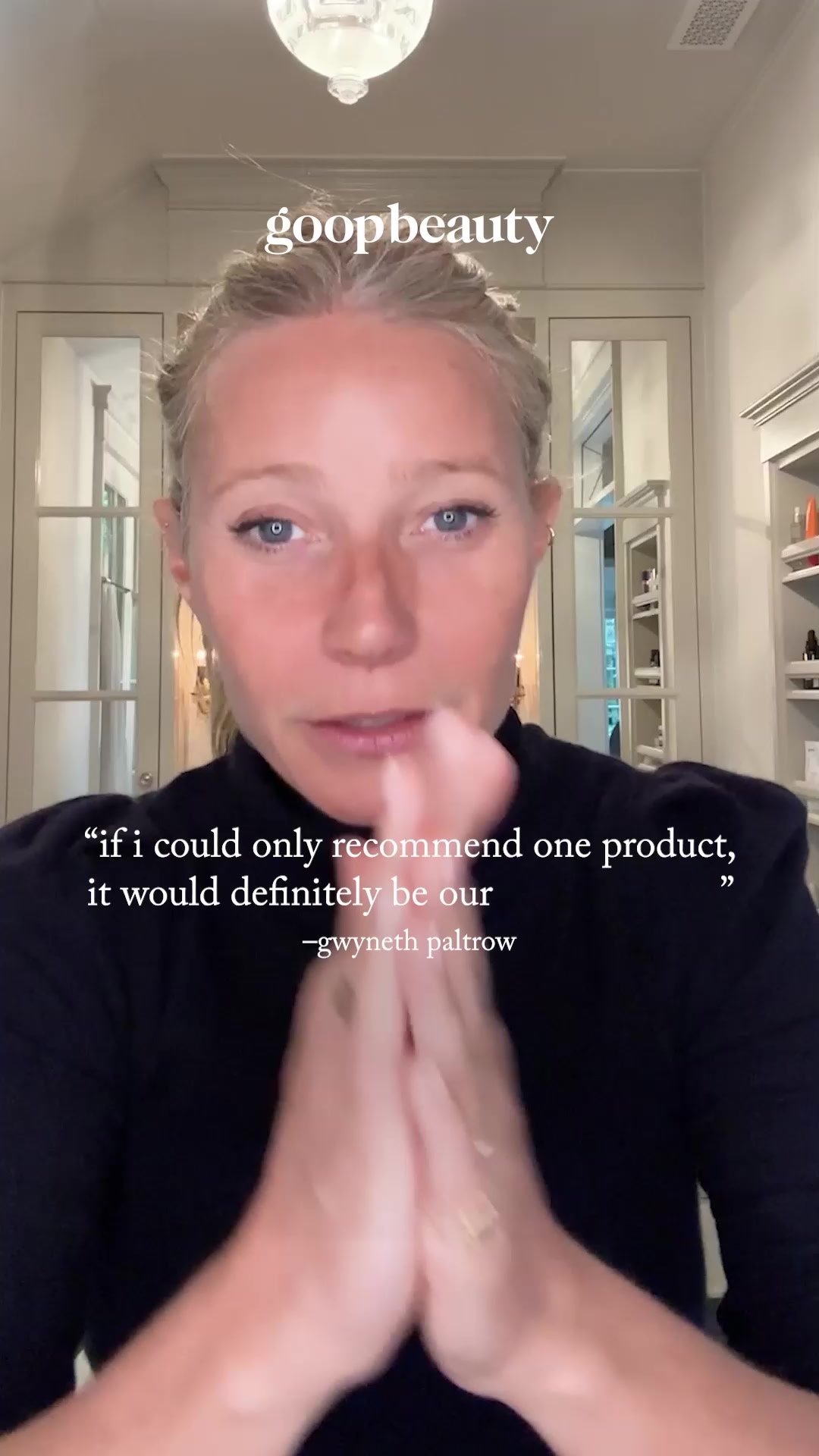 goop Facebook ad: youth-boost peptide serum