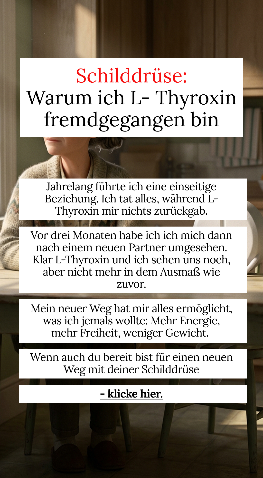 Mission Schilddrüse Facebook ad