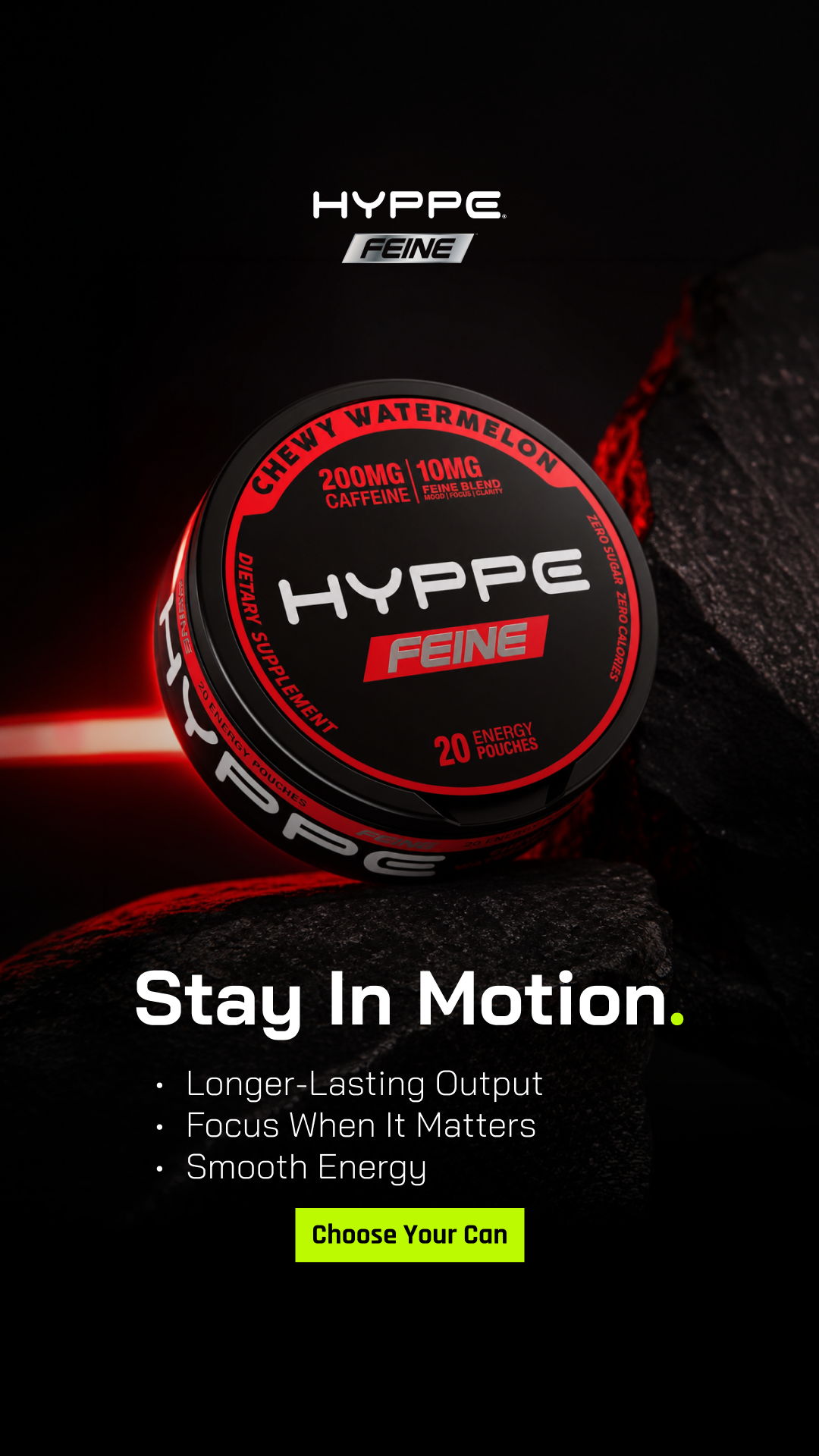 HYPPE Facebook ad: Skip The Drink. Stay Locked In.