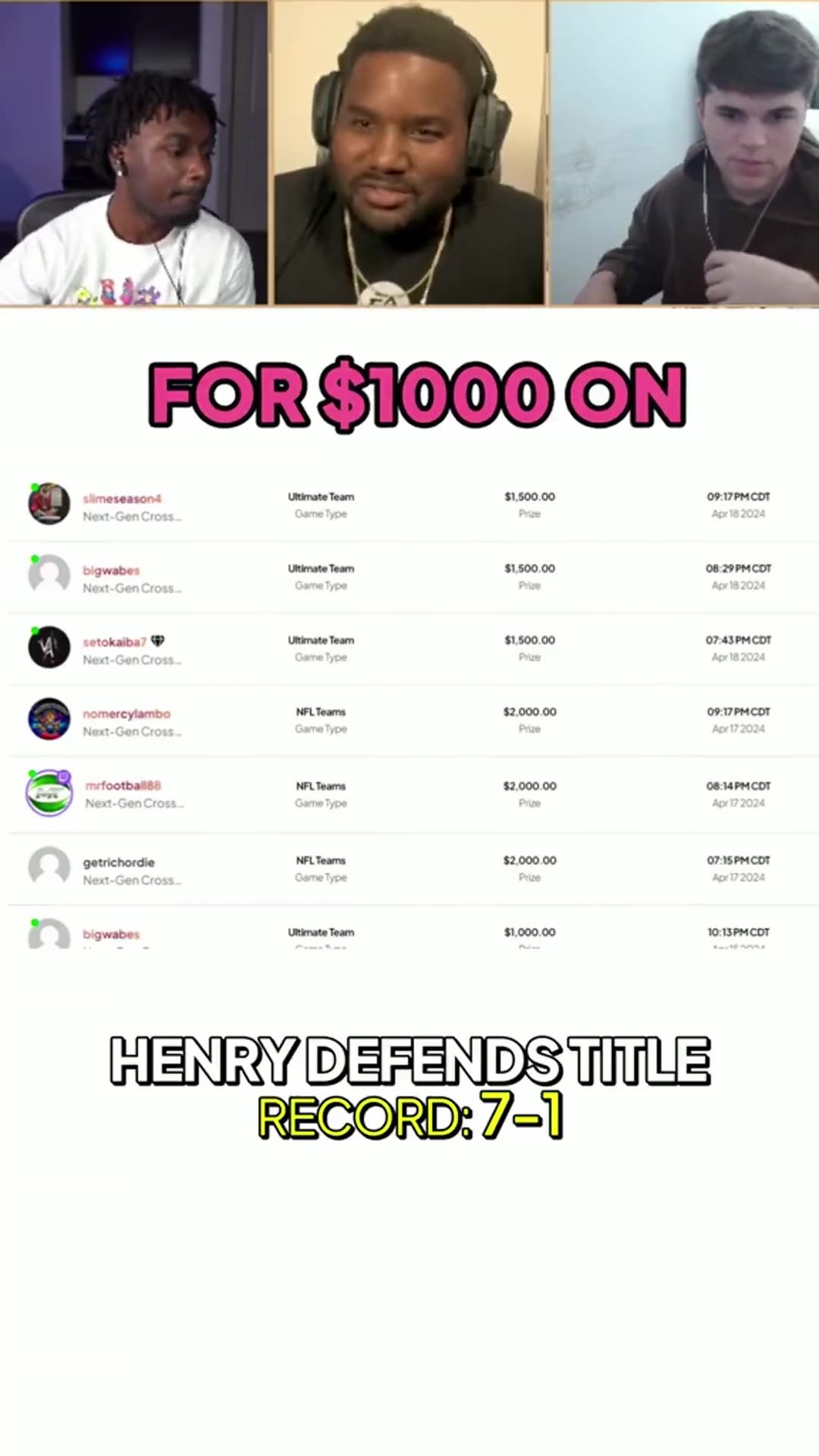 Players' Lounge Facebook ad: 100% first deposit match!